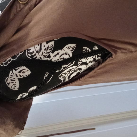 🆕 🍁Matilda Jane🍁 - Brown "Ambitious You" Vest w/Crochet Lace Collar - Picture 11 of 16